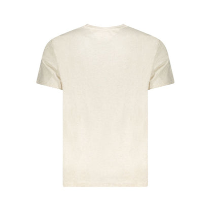 Tommy Hilfiger Beige Cotton T-Shirt