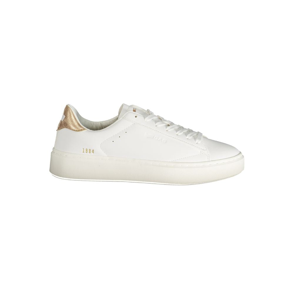 Gas White Polyester Women Sneaker GA-38601-EU39/US9