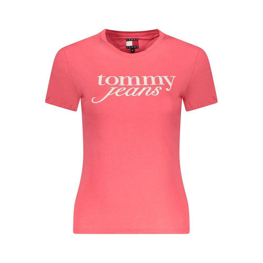 Tommy Hilfiger Pink Cotton Tops & T-Shirt TO-38447-L