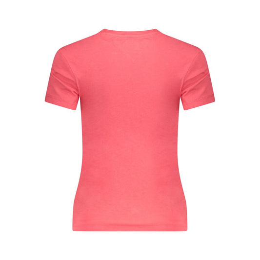 Tommy Hilfiger Pink Cotton Tops & T-Shirt TO-38447-L