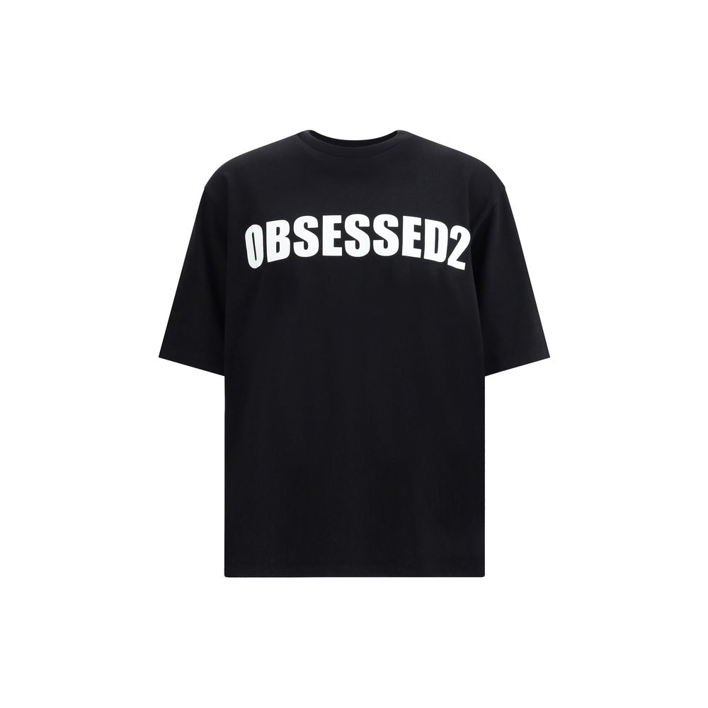 Dsquared² Black Cotton T-Shirt