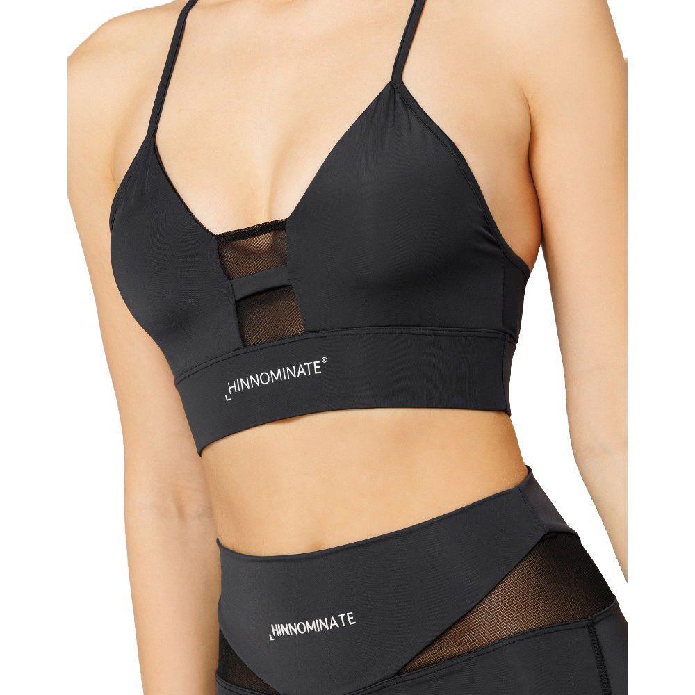 Hinnominate Black Nylon Tops & T-Shirt HI-15612-XS