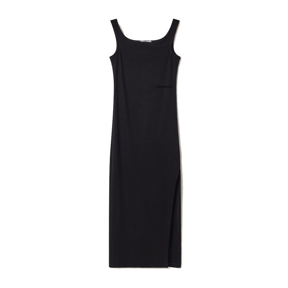 Hinnominate Black Cotton Dress HI-15611-S