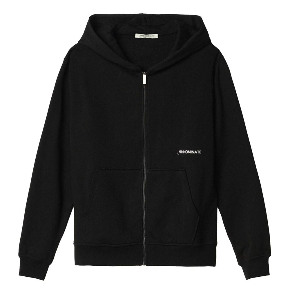 Hinnominate Black Cotton Hoody