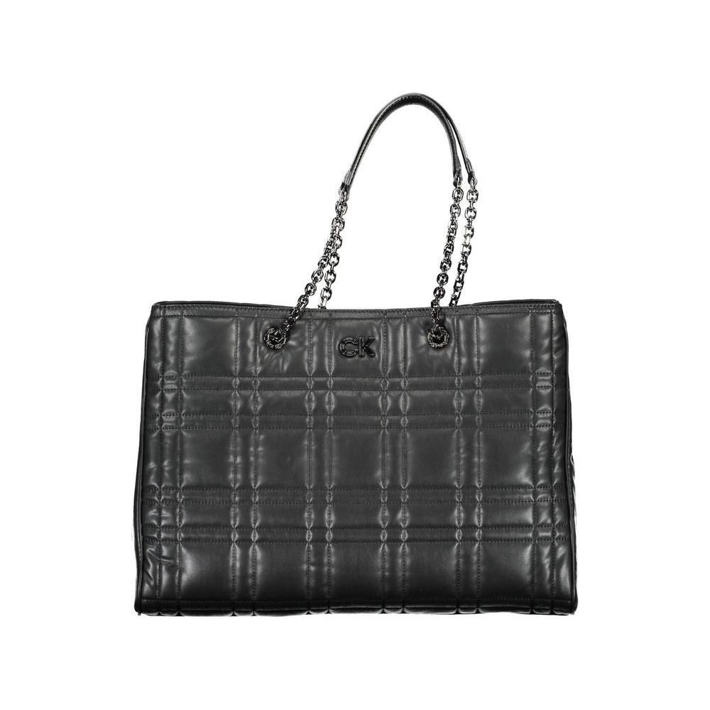 Calvin Klein Black Polyester Handbag