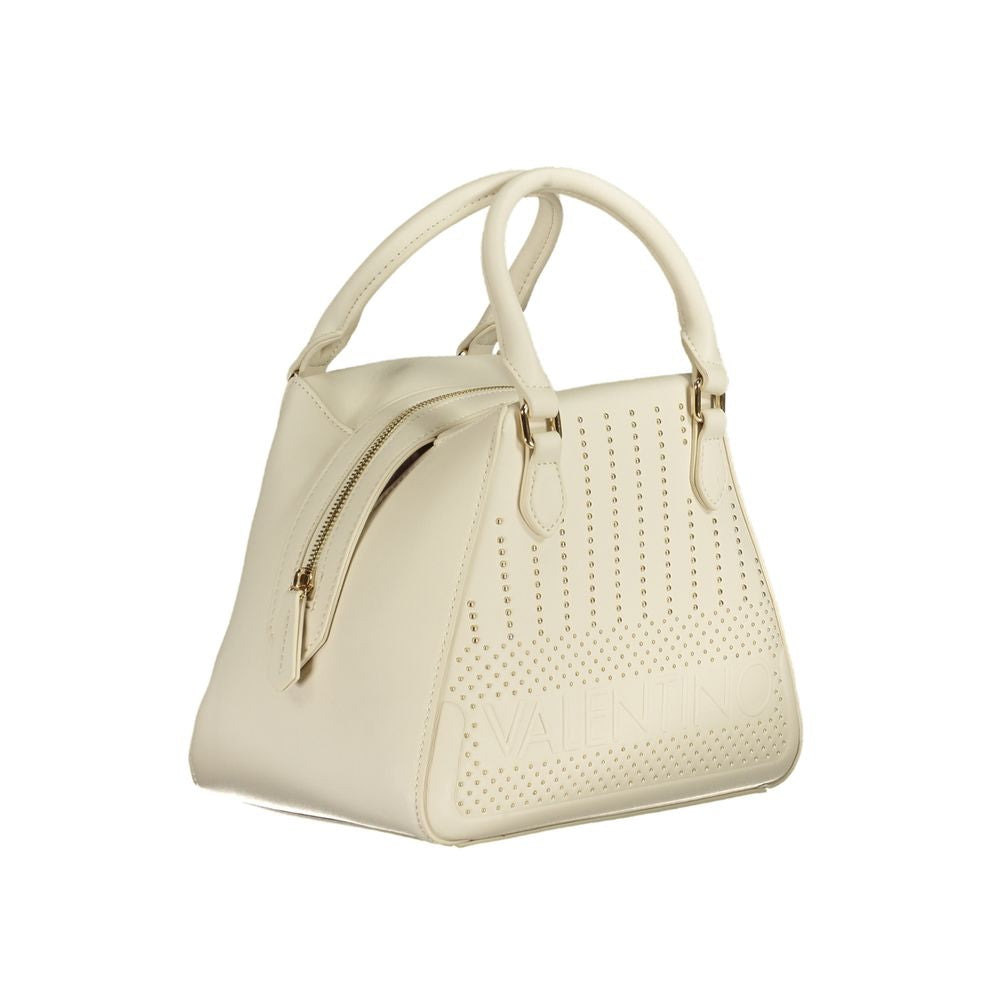 Mario Valentino White Polyethylene Handbag