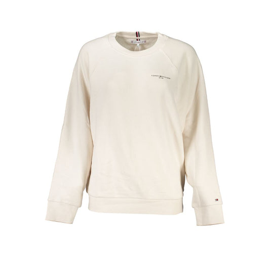 Tommy Hilfiger Beige Cotton Sweatshirt