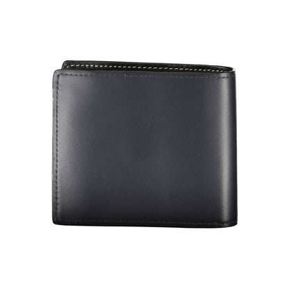 Tommy Hilfiger Blue Leather Men Wallet
