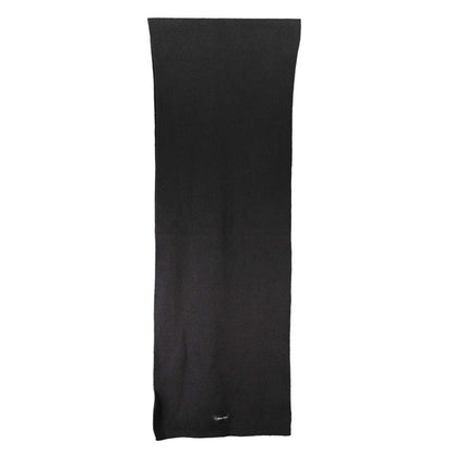 Calvin Klein Black Cotton Scarf