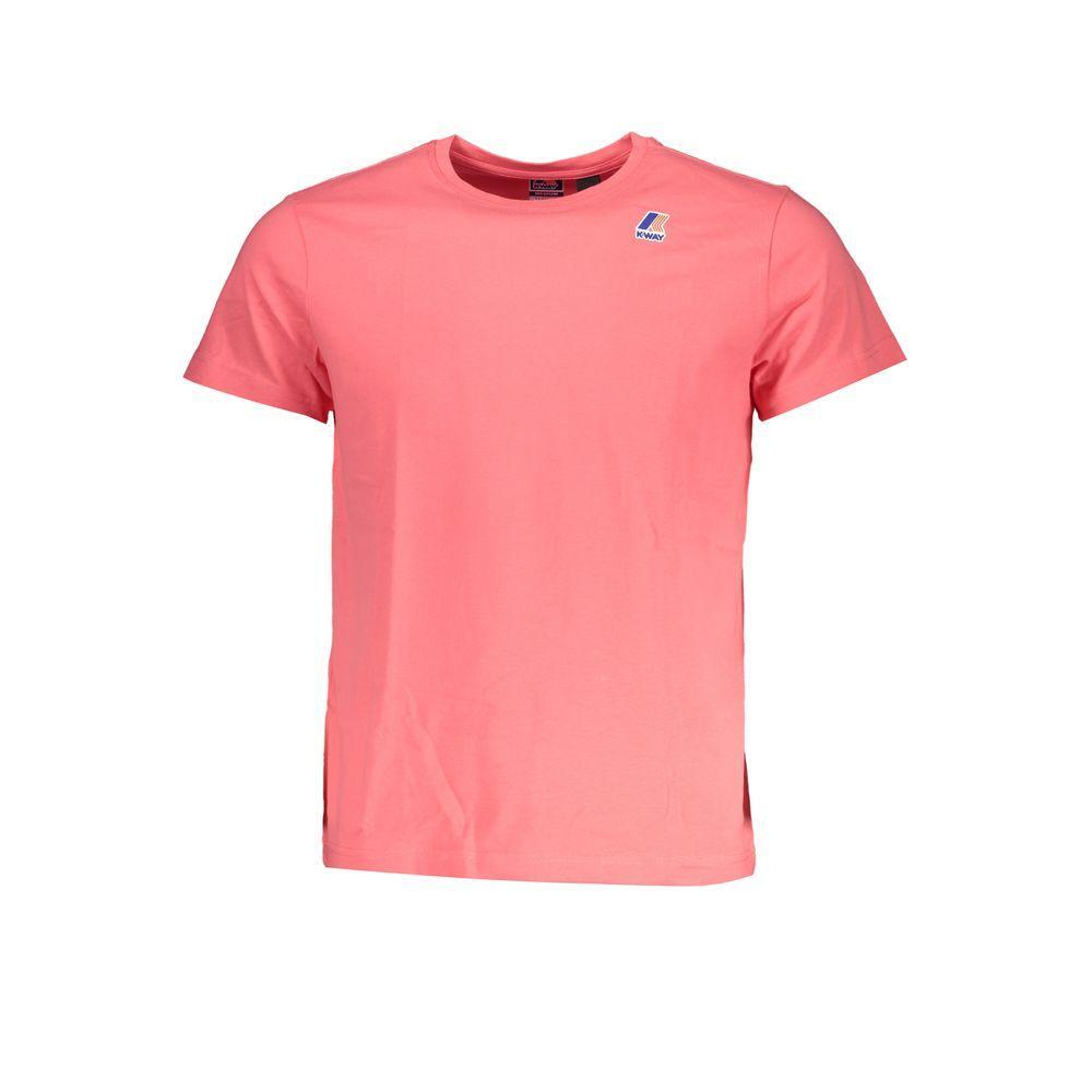 K-WAY Pink Cotton T-Shirt KW-28730-2XS