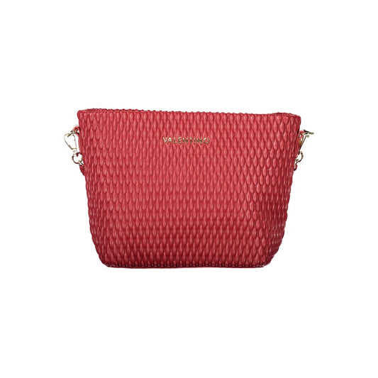 Mario Valentino Red Polyethylene Handbag with removable strap and internal pockets
