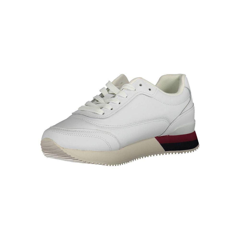 Tommy Hilfiger White Polyester Sneaker