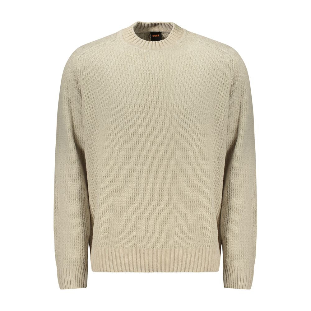 Hugo Boss Beige Cotton Sweater BO-33814-L