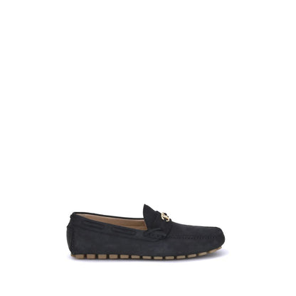 Valentino Garavani Black Rubber Slip-On Loafers