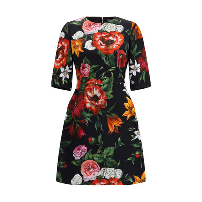 Dolce & Gabbana Multicolor Cotton Casual Dress
