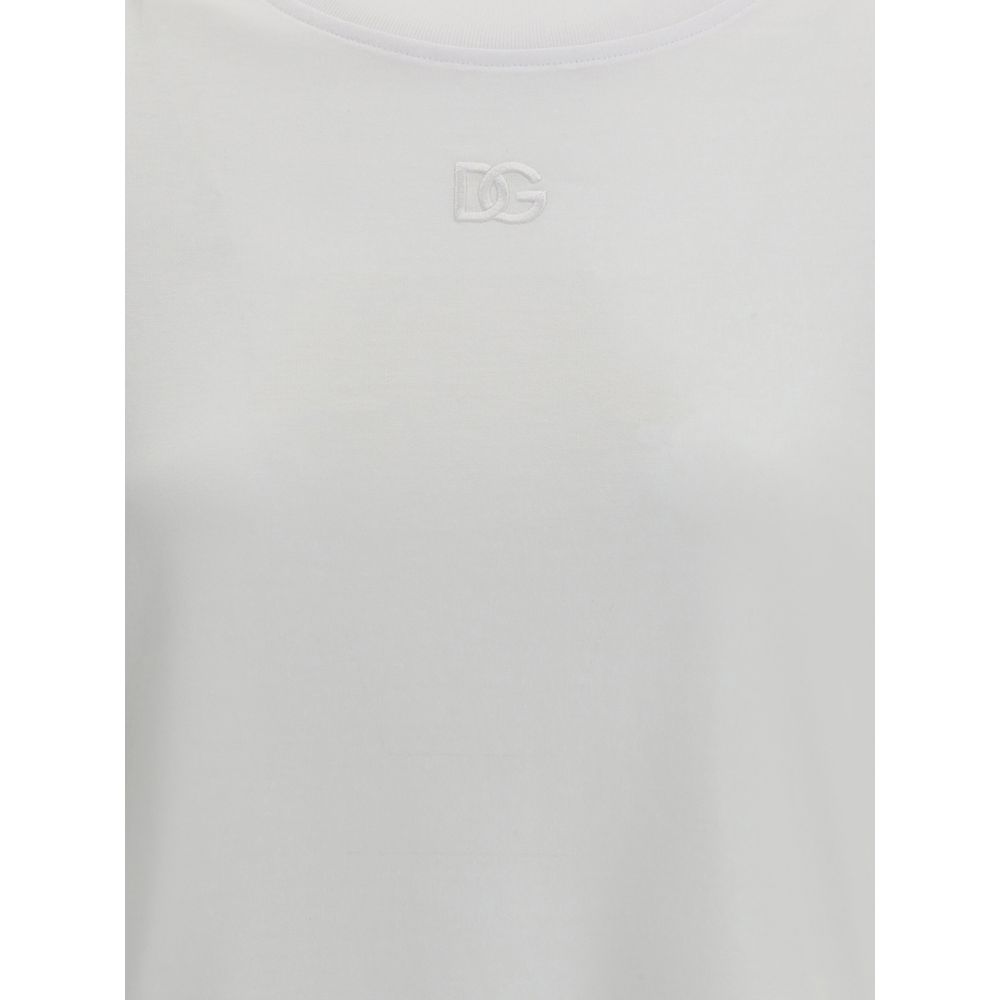 Dolce & Gabbana White Cotton T-Shirt