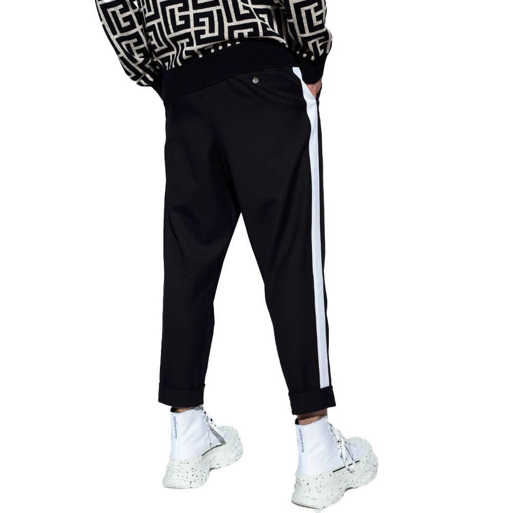 Balmain Black Cotton Jeans & Pant BA-15507-IT54 | XXL