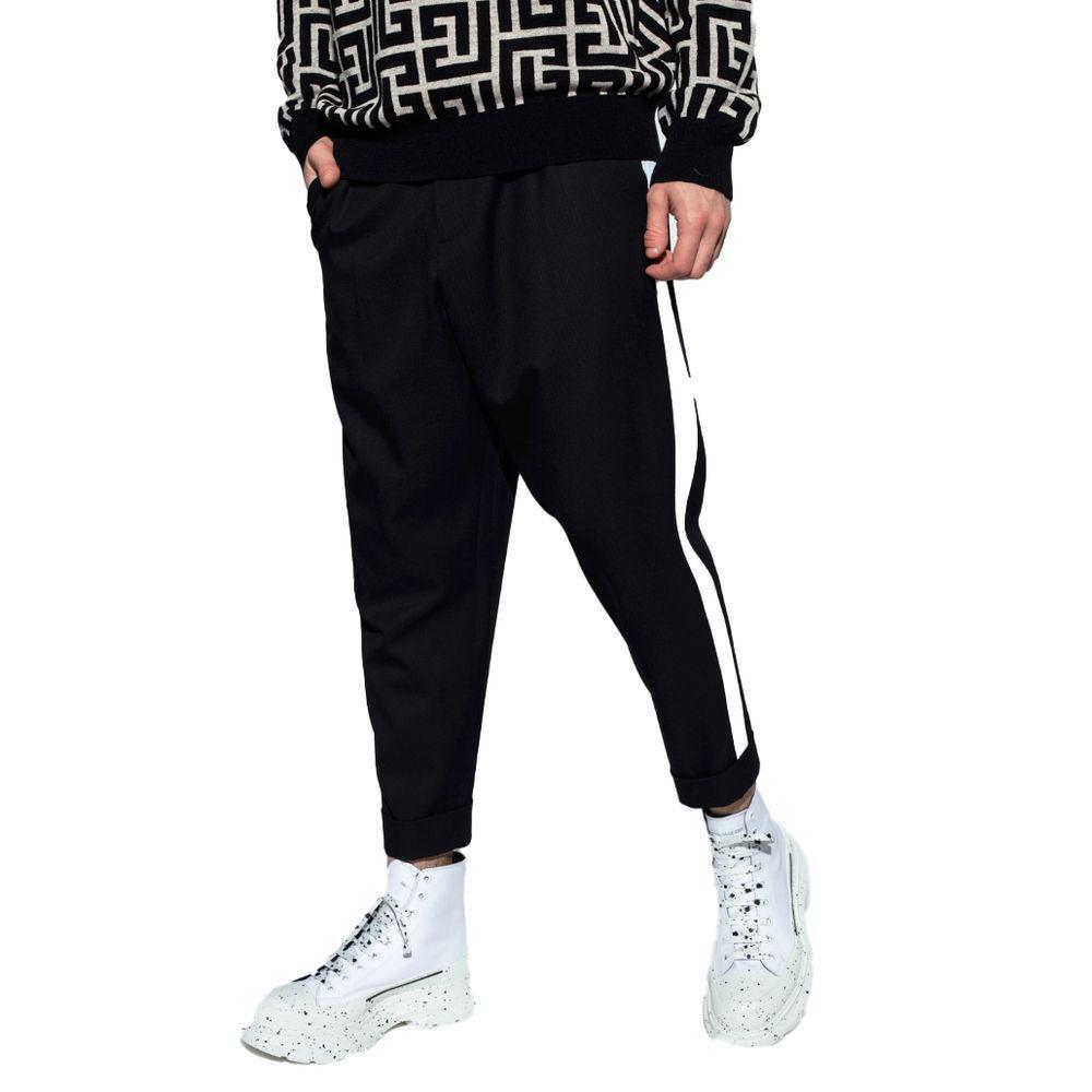 Balmain Black Cotton Jeans & Pant BA-15507-IT54 | XXL