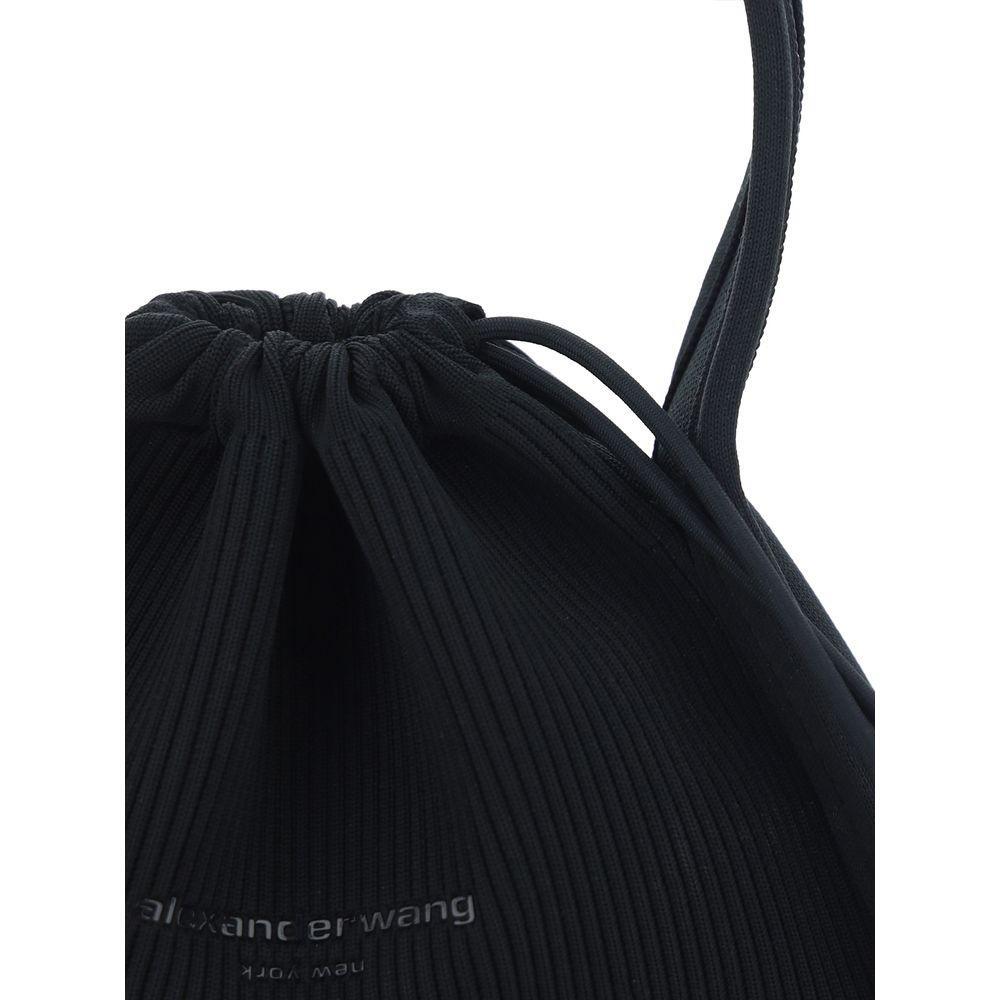 Front view with bag zipped and handles upright.