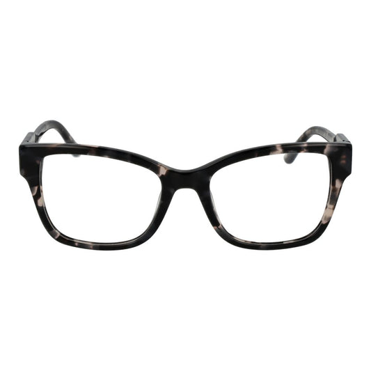 Guess Multicolor Women Glasses Frame in acetate with full-rim cat eye style and demo lenses, includes branded case.