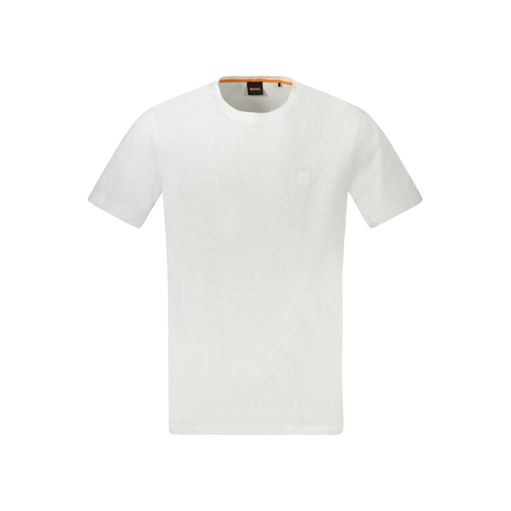Hugo Boss White Cotton T-Shirt