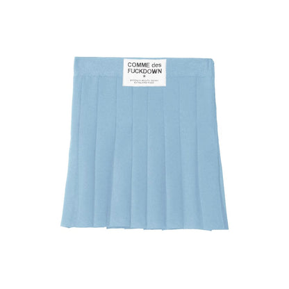 Comme Des Fuckdown Blue Polyester Skirt