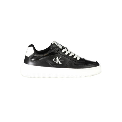 Calvin Klein Black Polyurethane Women Sneaker