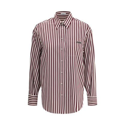 Brunello Cucinelli Multicolor Cotton Pattern Shirt