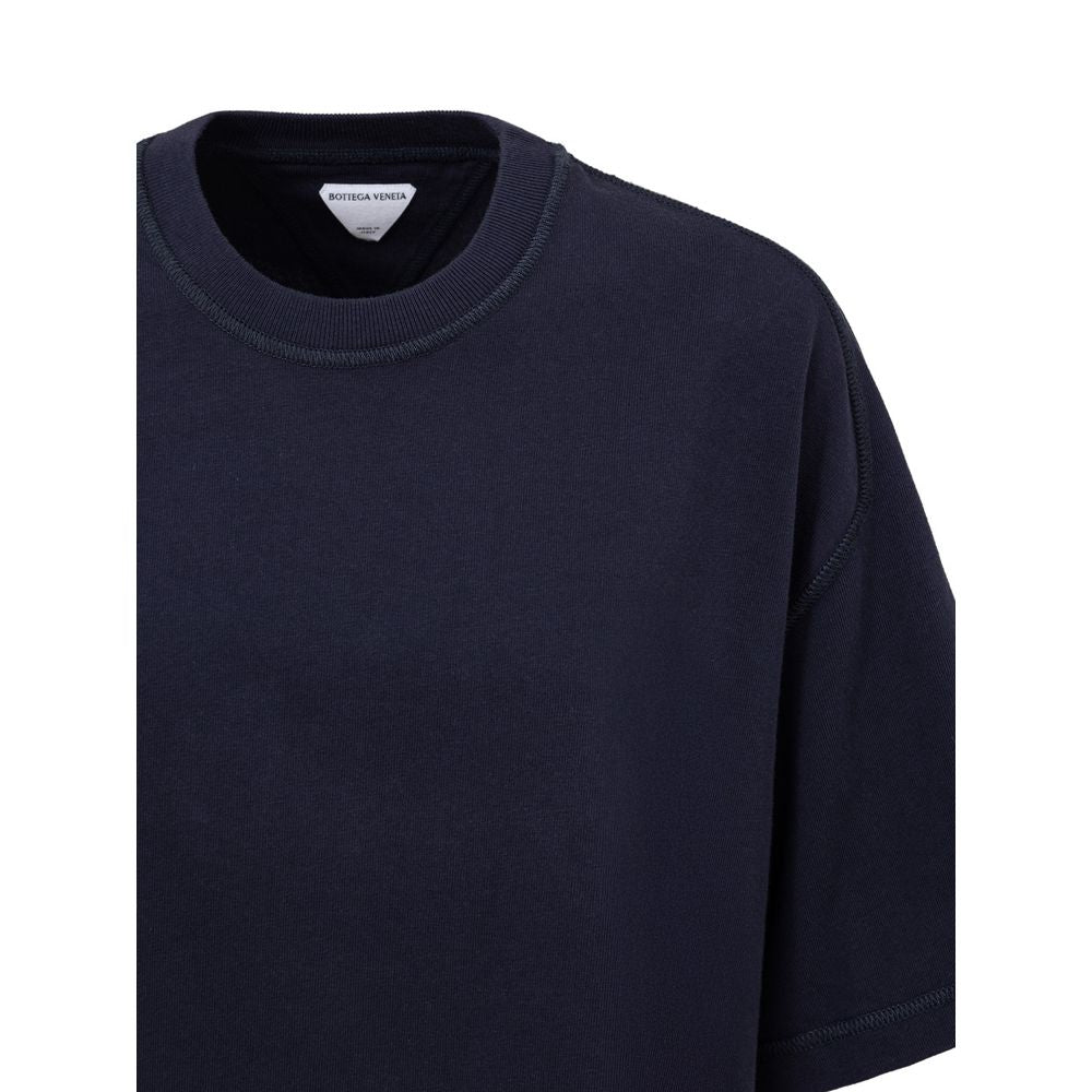 Bottega Veneta Blue Cotton T-Shirt