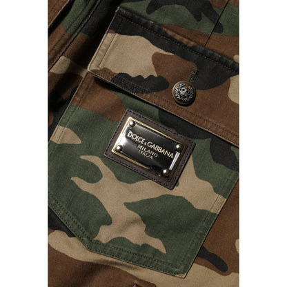 Dolce & Gabbana Multicolor Camouflage Cargo Pants