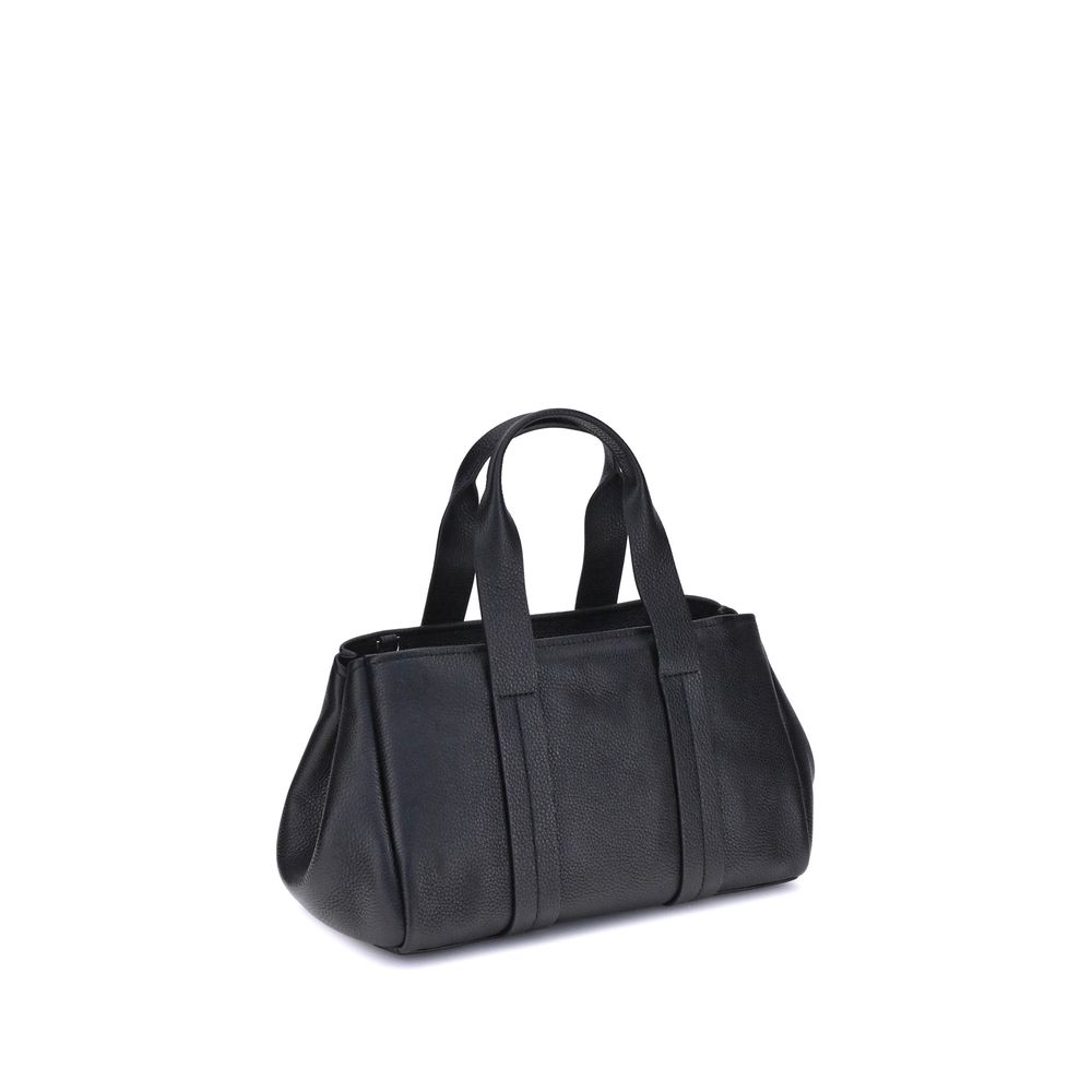 Michael Kors Black Calf Leather Bos Taurus Shoulder Bag