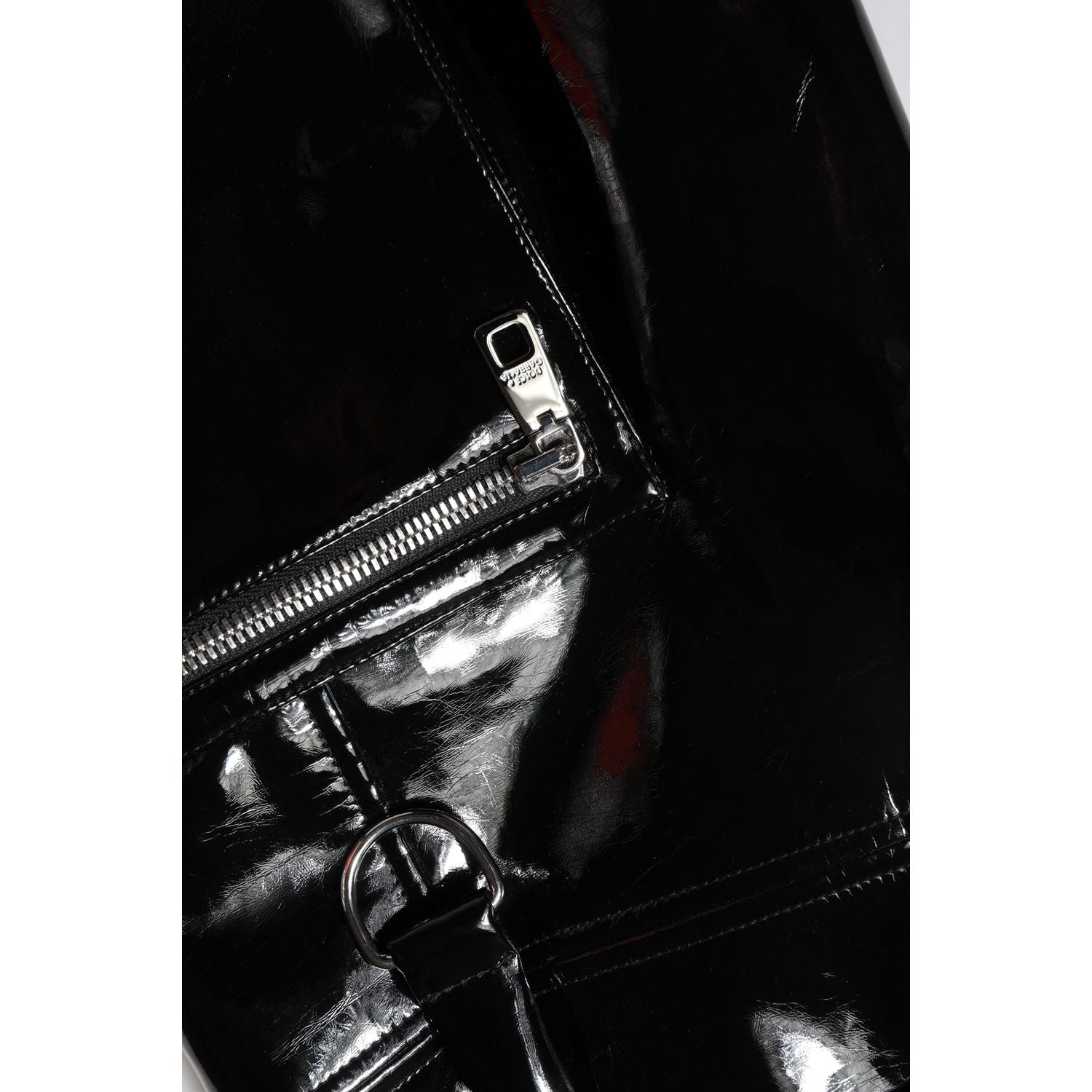 Dolce & Gabbana Black High Waist Cargo Bootcut Pants