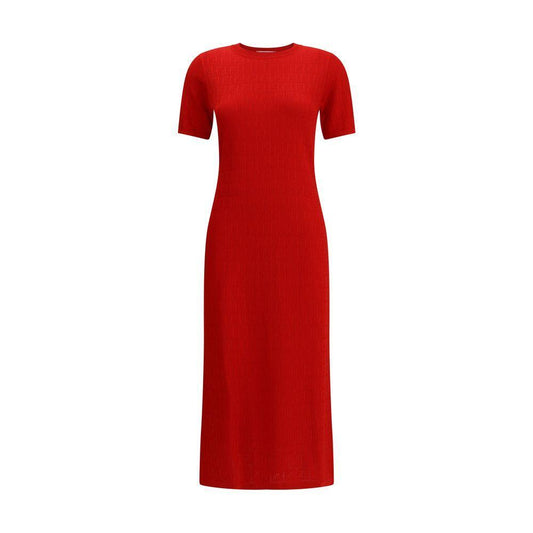 Fendi Knitted midi Dress FE-FZDD59AUZRF1SAX-IT42 | L