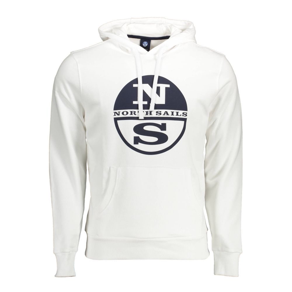North Sails White Cotton Sweatshirt
