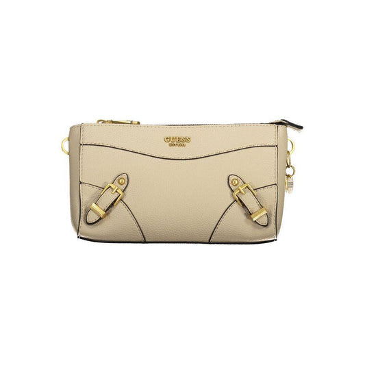 Guess Jeans Beige Polyethylene Handbag GU-21527
