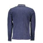 North Sails Blue Cotton Polo Shirt NO-23368-XXL