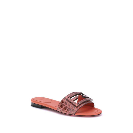 Fendi Python print Sandals FE-8R8136AU30F1SZA-EU36/US6