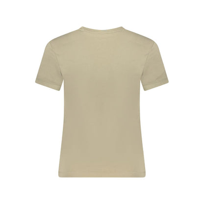 Guess Jeans Beige Cotton Women T-Shirt
