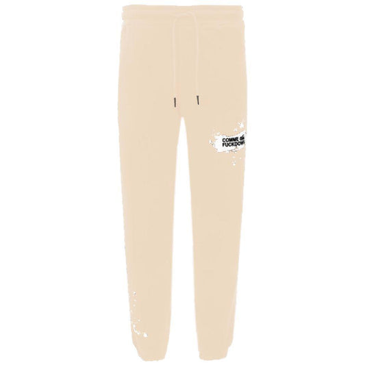 Comme Des Fuckdown Beige Cotton Jeans & Pant CO-15727-S