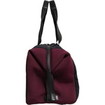 Dolce & Gabbana Black Maroon Hand Shoulder Duffel Travel Bag BAG4643