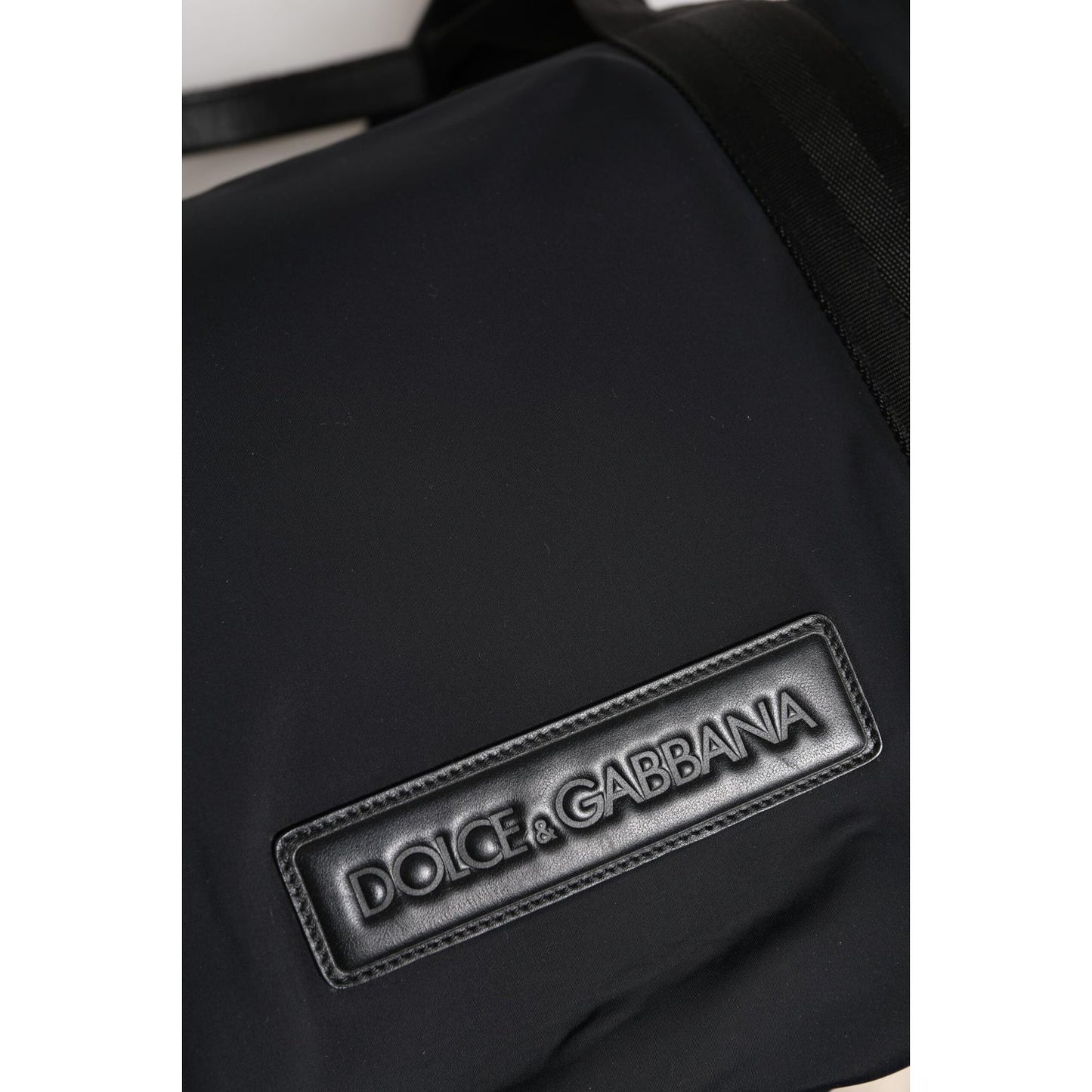 Dolce & Gabbana Black Maroon Hand Shoulder Duffel Travel Bag BAG4643