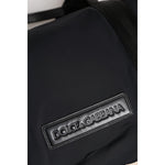 Dolce & Gabbana Black Maroon Hand Shoulder Duffel Travel Bag BAG4643
