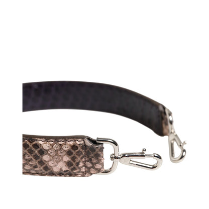 Dolce & Gabbana Brown Exotic Leather Handbag Accessory Shoulder Strap