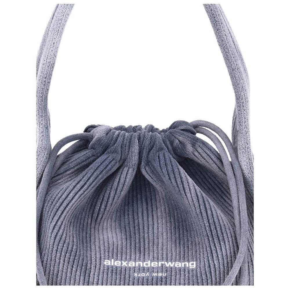 Alexander Wang Light Blue Cotton Shoulder Bag