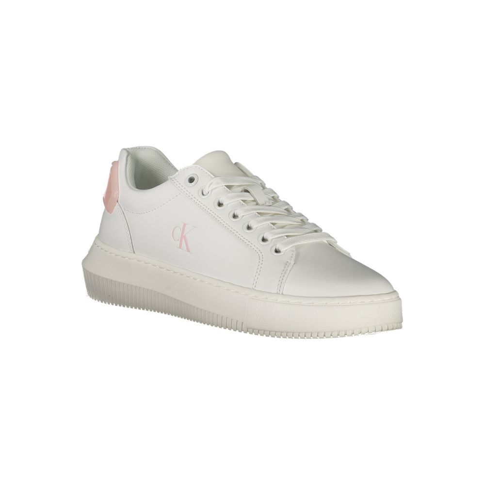 Calvin Klein White Leather Women Sneaker