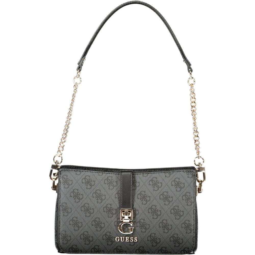 Front view with bag zipped and handles upright.