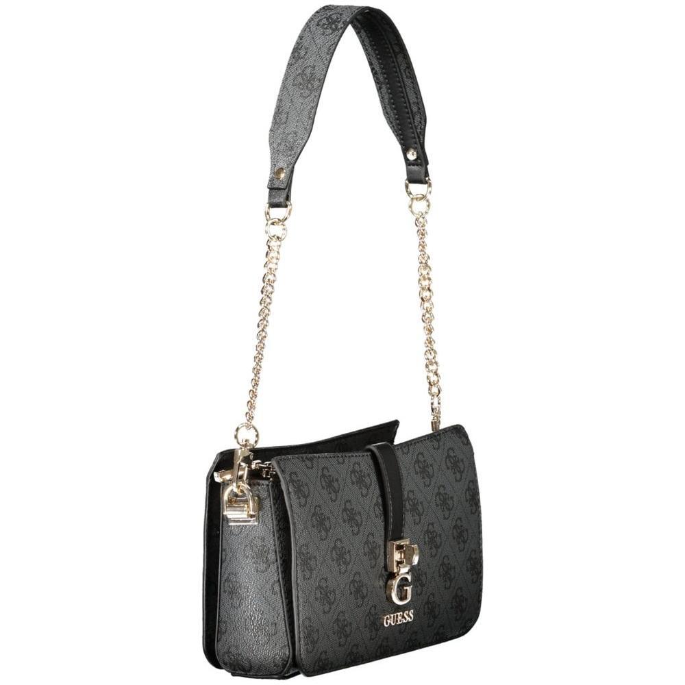 Front view with bag zipped and handles upright.