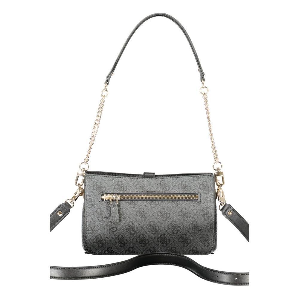 Front view with bag zipped and handles upright.