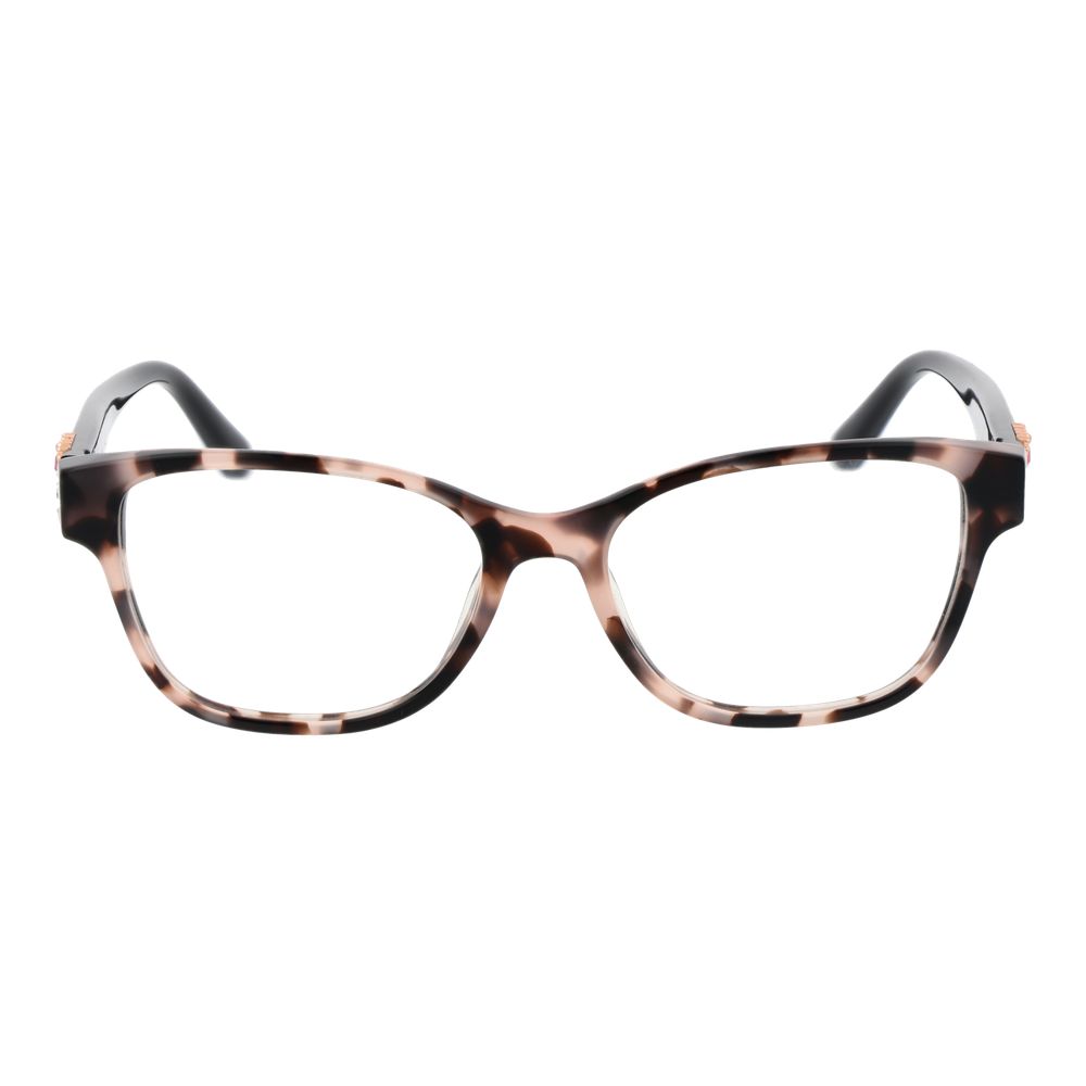 Guess Multicolor Women Glasses Frame in acetate with rectangle style and full-rim, ideal for fashion-forward women seeking chic eyewear.