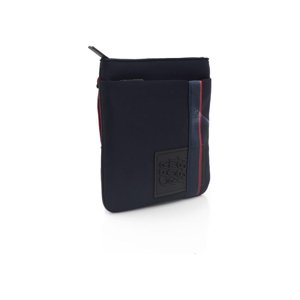Cerruti 1881 Blue Polyester Women Crossbody Bag